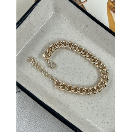 GOLD BASİC ZİNCİR BİLEKLİK(18+5CM)