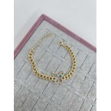 GOLD KELEBEK KLASİK ZİNCİR BİLEKLİK(17+5CM)